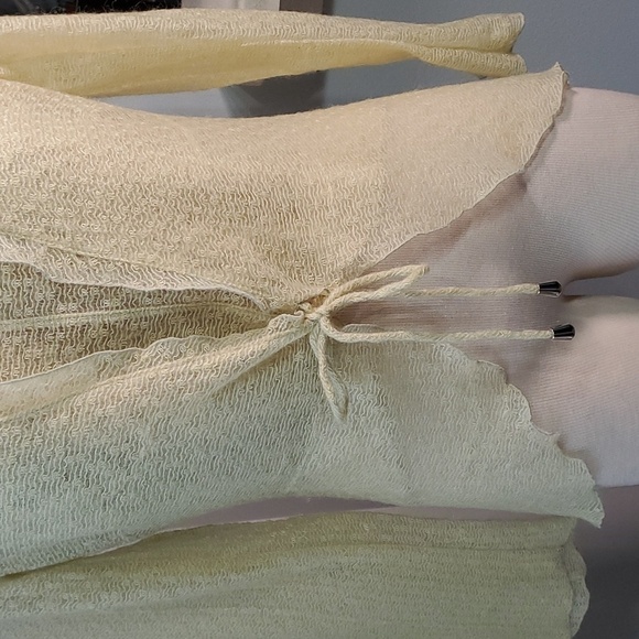 Marisa Minicucci two pieces set Amazing delicate look light yellow size … - Picture 3 of 16